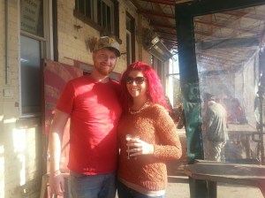 Ben and me at Wedge! One of few photos he cooperated for! :)